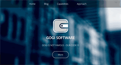 Desktop Screenshot of gogisoft.com